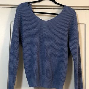 Boutique open back sweater